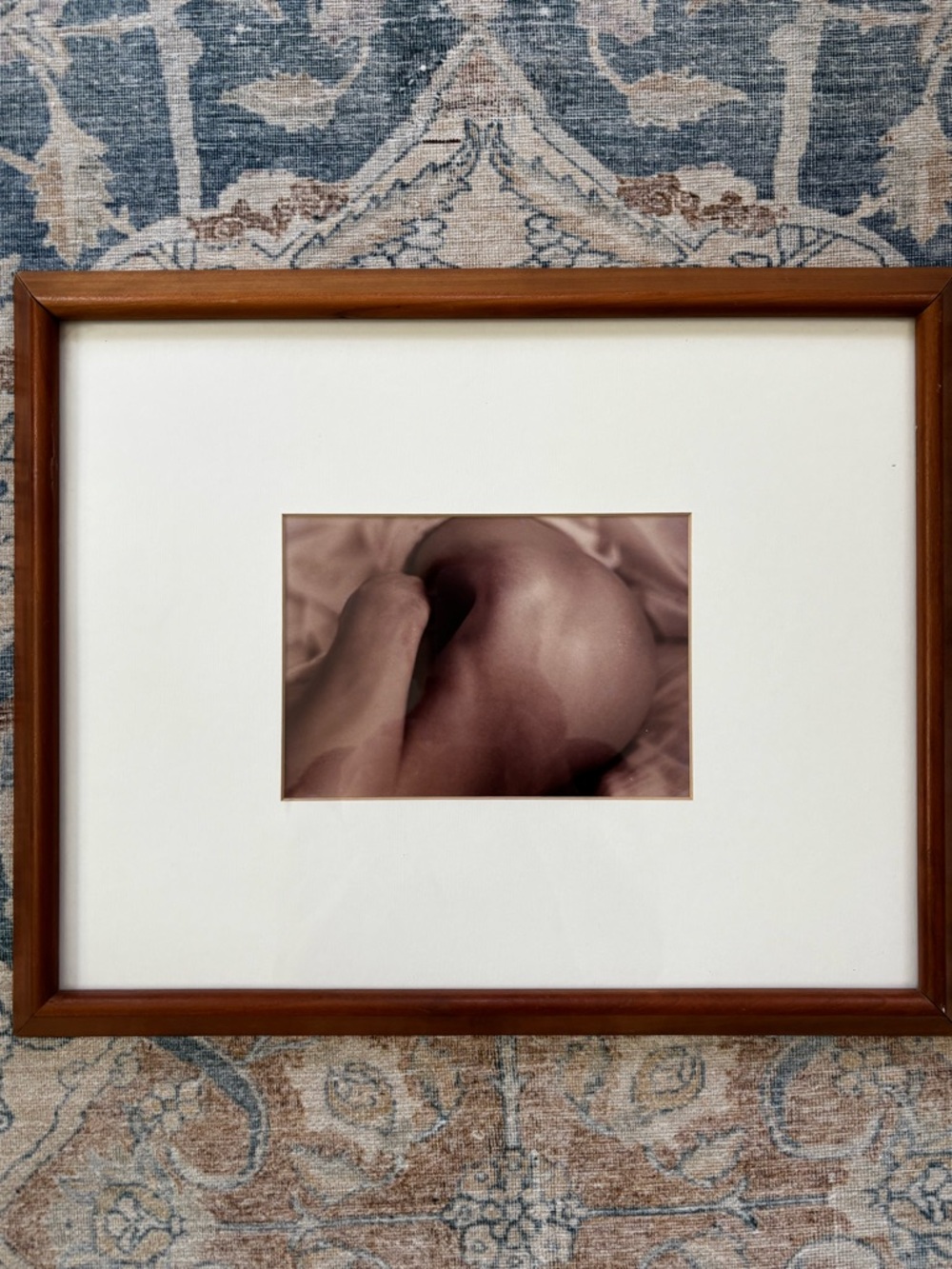 📸Framed Original Photograph Fine Art Print in Brown Wood Frame with White Mat